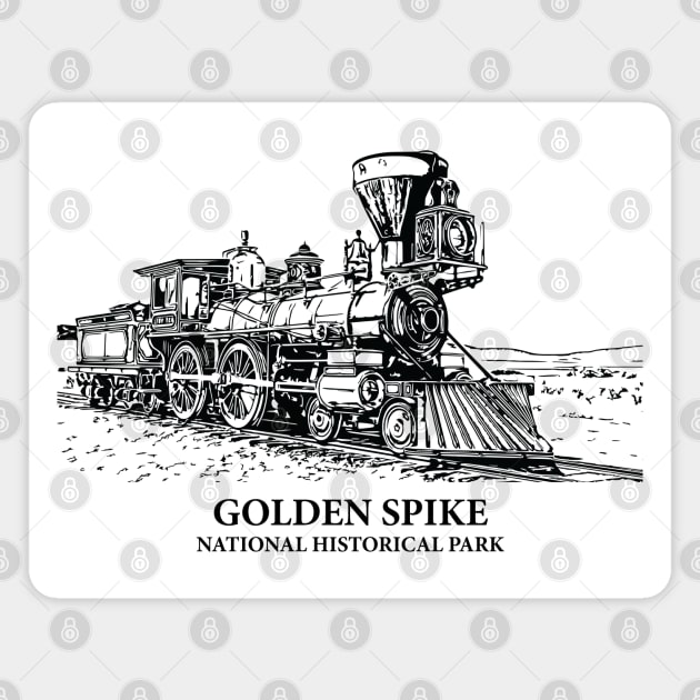Golden Spike National Historical Park Magnet by Lakeric